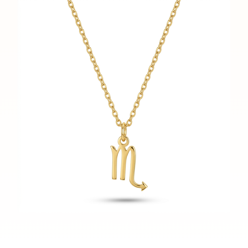 Златисто Колие СКОРПИОН (Scorpio) · 18K Покритие | Lesso Бижута
