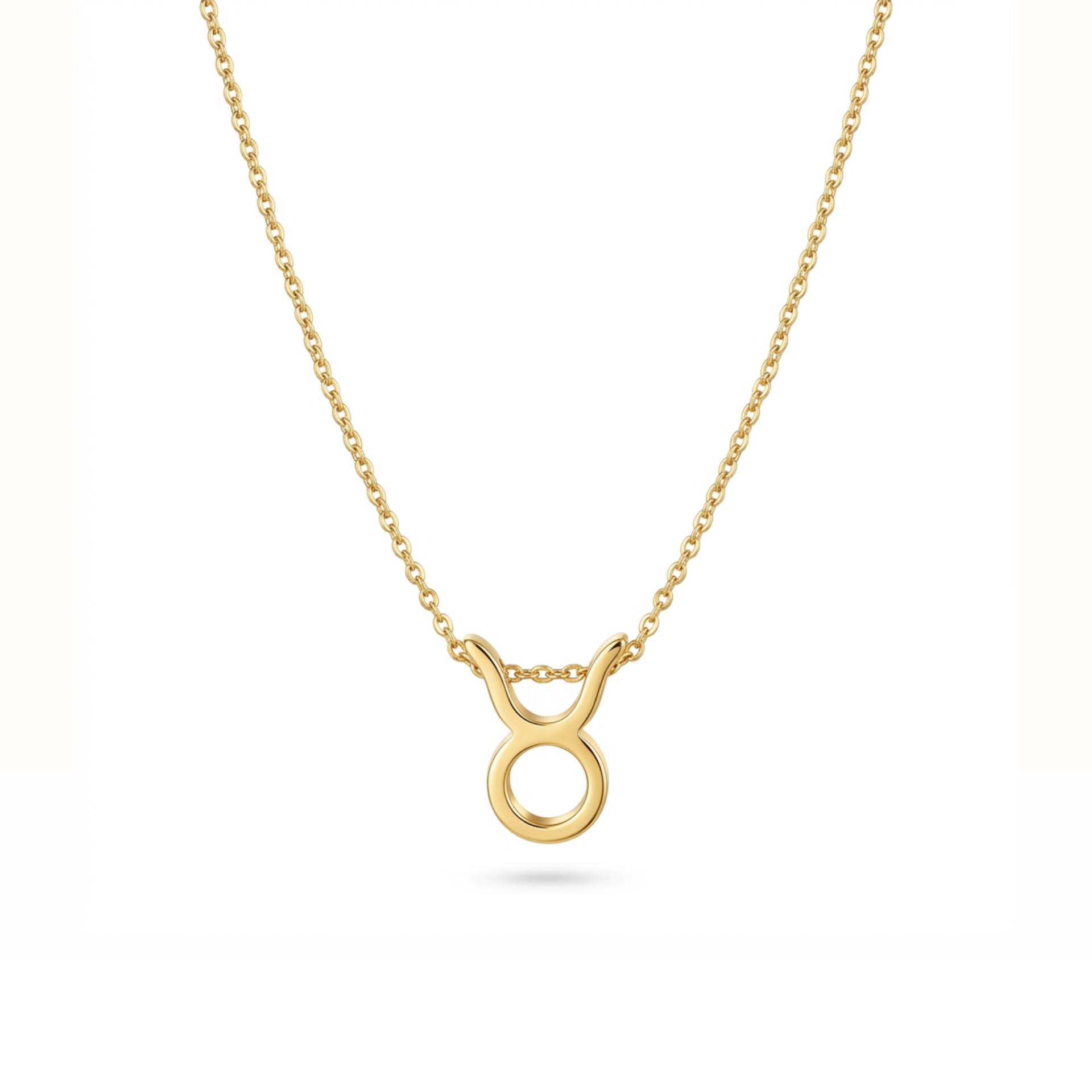 Златисто Колие ТЕЛЕЦ (Taurus) · 18K Покритие | Lesso Бижута