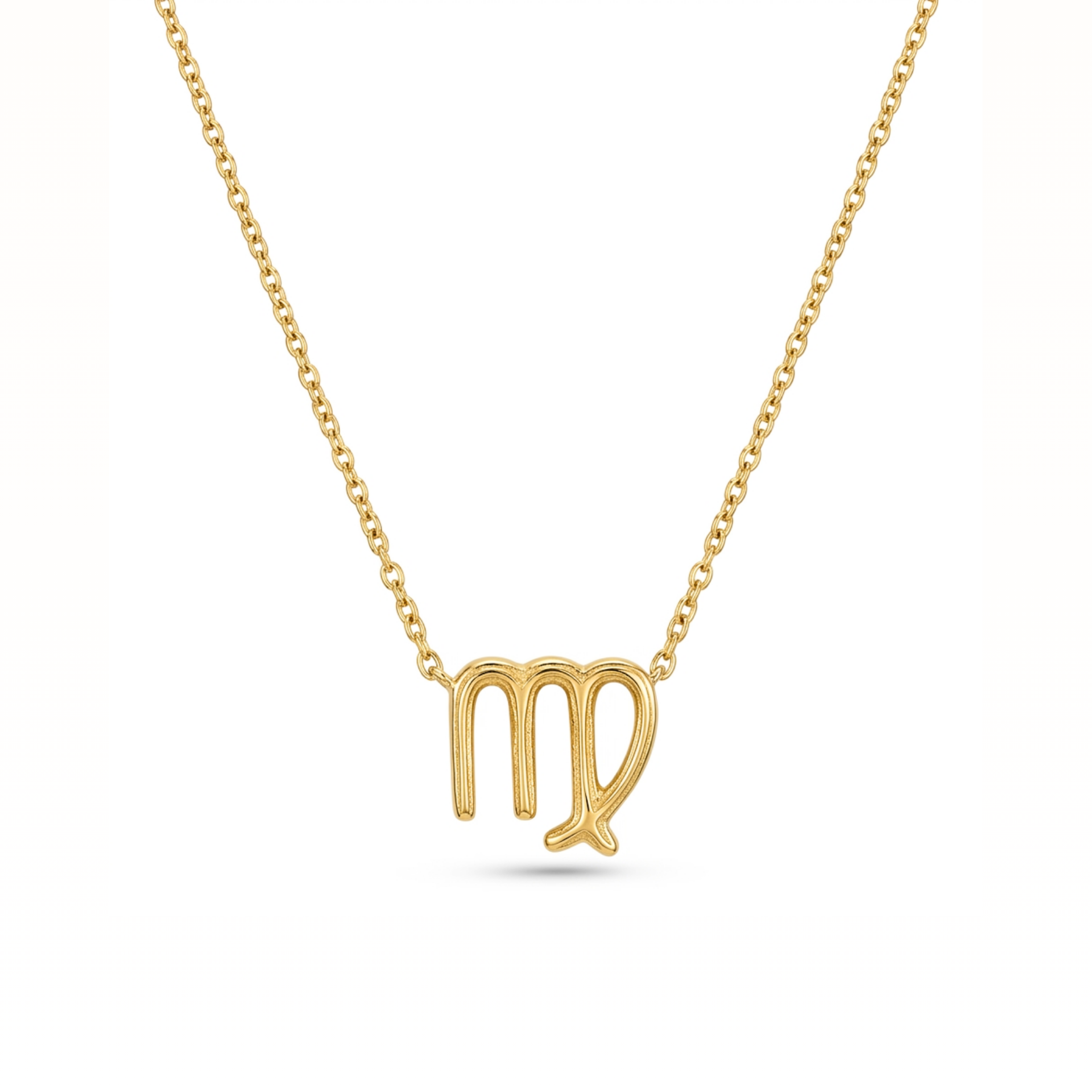 Златисто Колие ДЕВА (Virgo) · 18K Покритие | Lesso Бижута