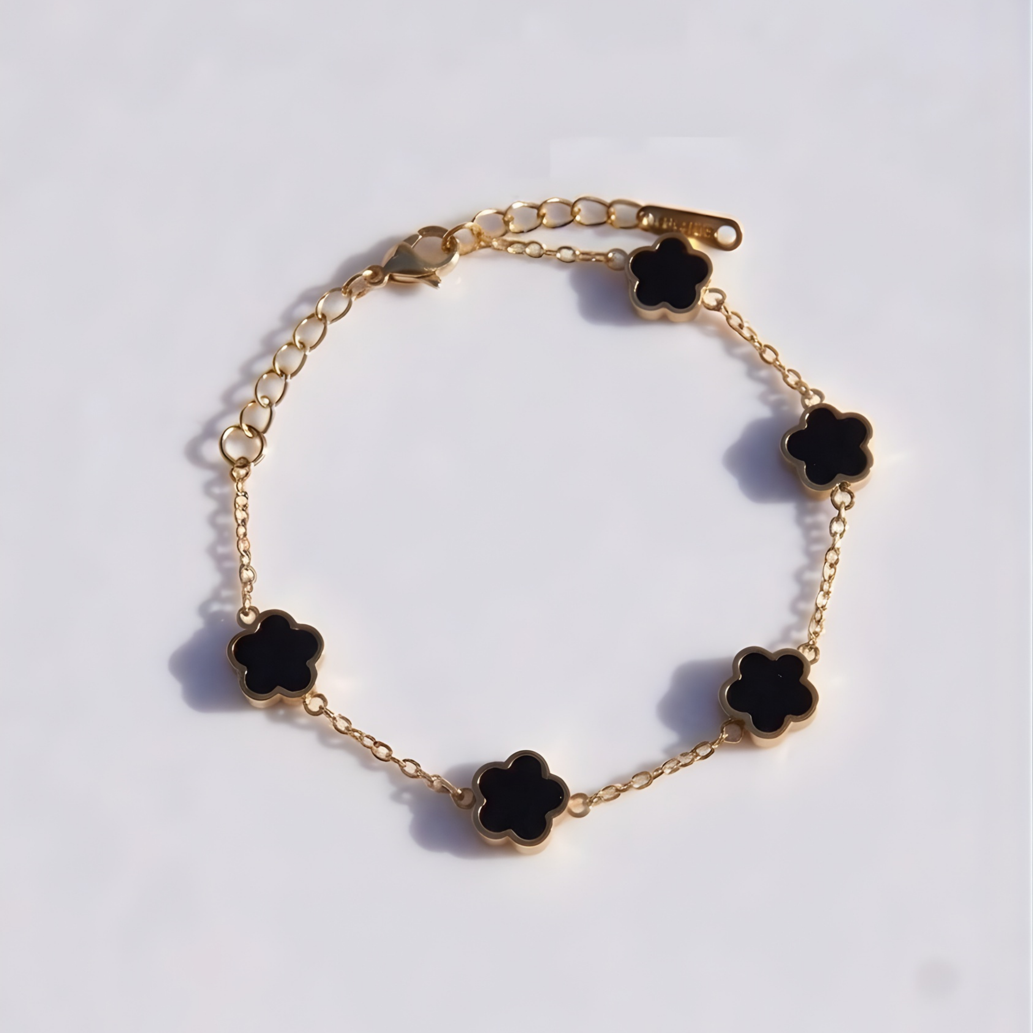 Златиста гривна [İSİM] с 18K покритие от неръждаема стомана - Lesso бижута България