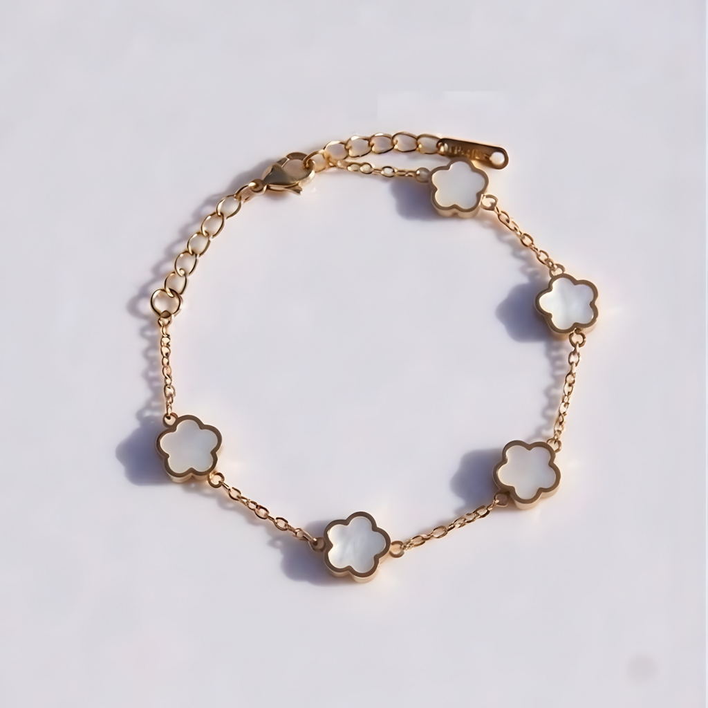 Златиста гривна Azra с 18K покритие от неръждаема стомана - Lesso бижута България