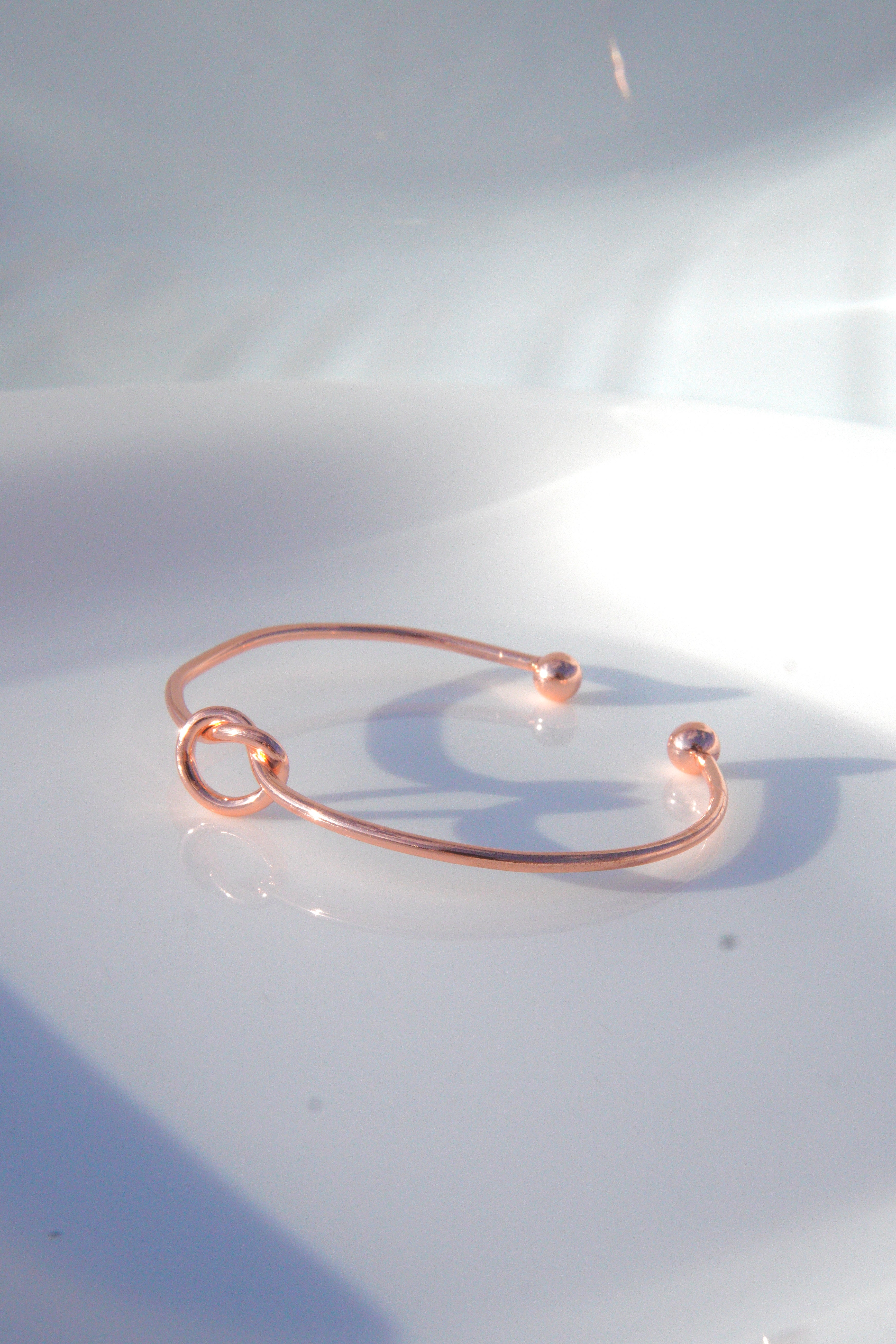 Розово златиста гривна Lunmaris от неръждаема стомана - Lesso бижута България