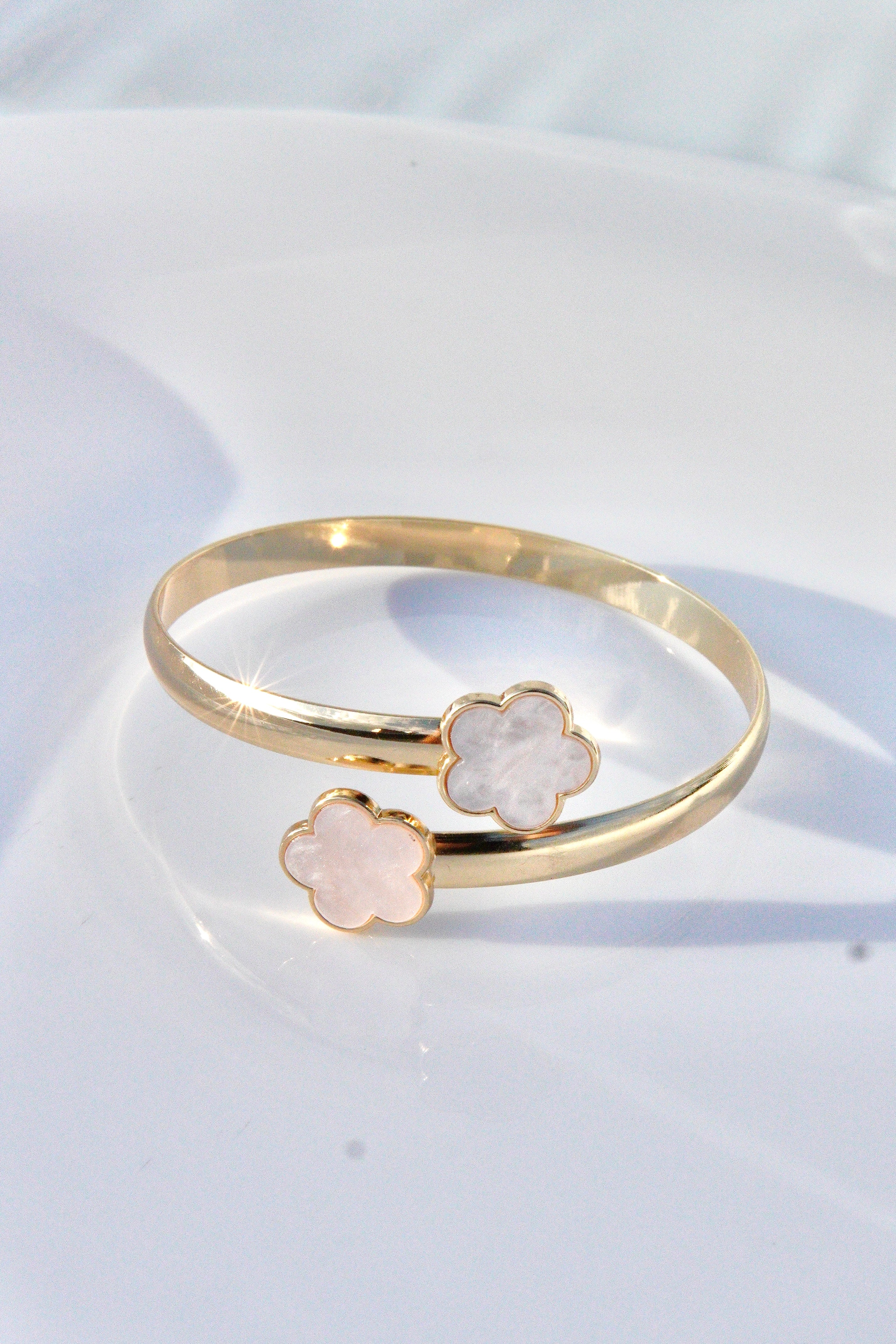 Златиста гривна Roselle с 18K покритие от неръждаема стомана - Lesso бижута България