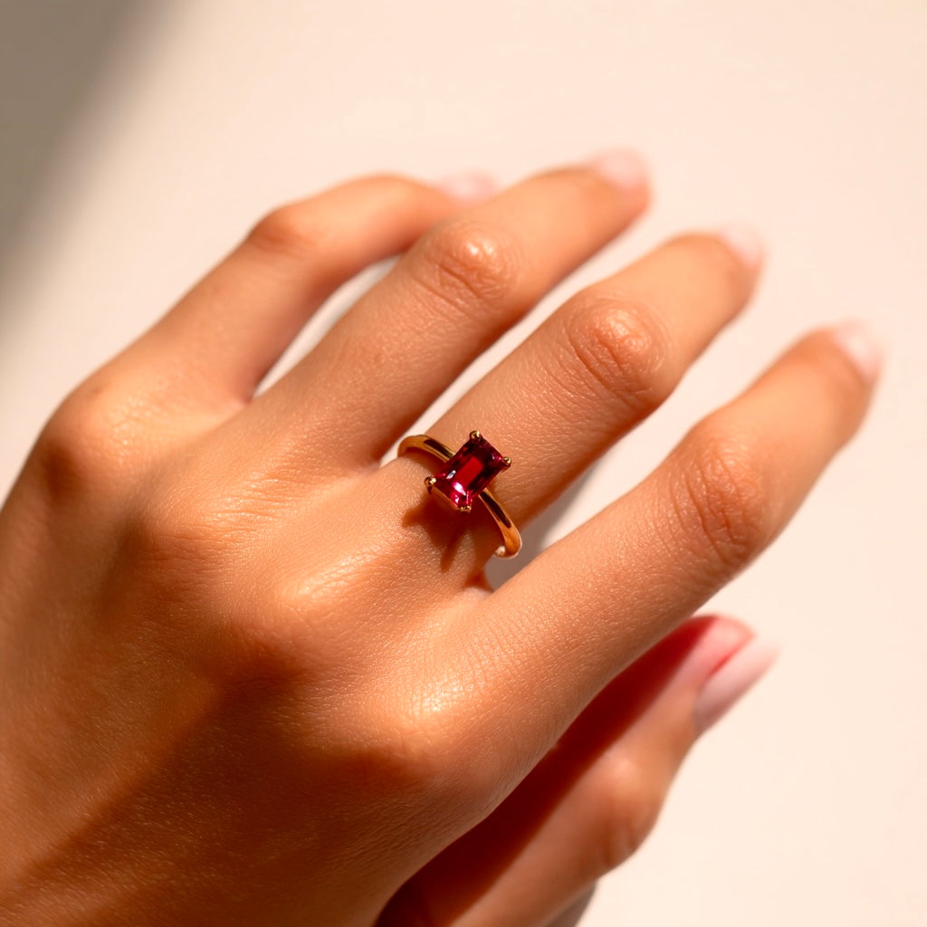 Ruby · Златист Комплект Бижута 18K Покритие | Lesso