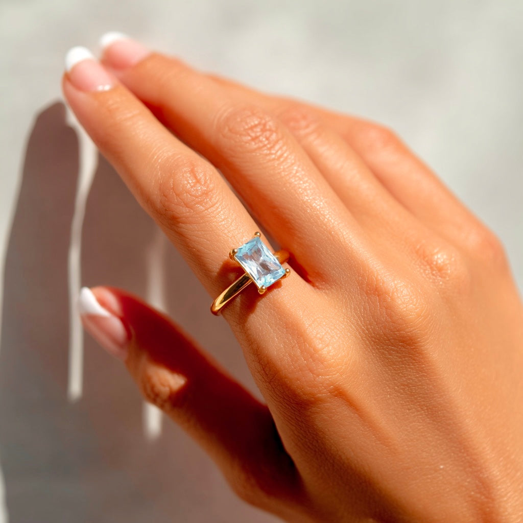 Skylisse · Златист Пръстен 18K | Lesso Бижута