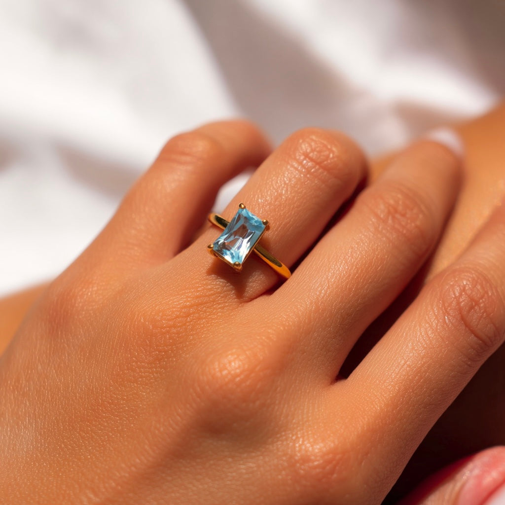 Skylisse · Златист Пръстен 18K | Lesso Бижута