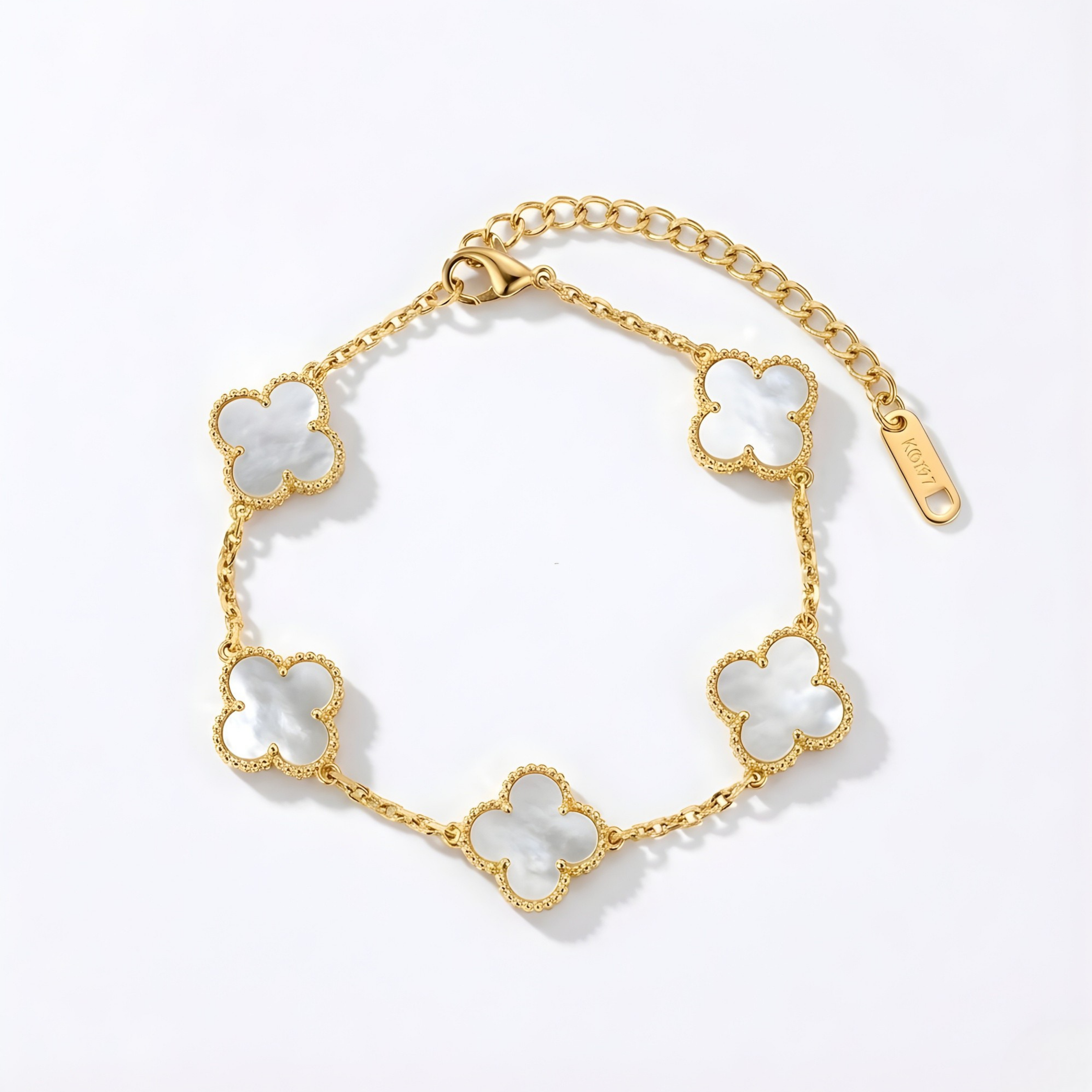 Златиста гривна Luxa с 18K покритие от неръждаема стомана - Lesso бижута България