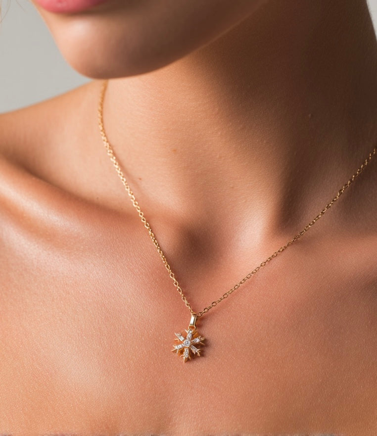 Frosta · Златисто Колие 18K | Lesso Бижута