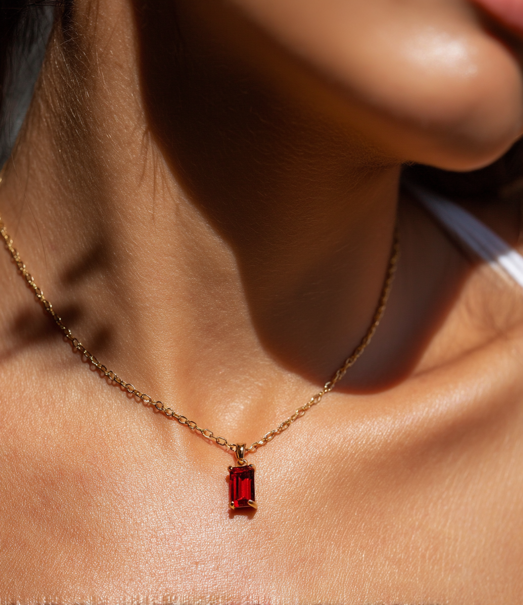 Ruby · Златист Комплект Бижута 18K Покритие | Lesso