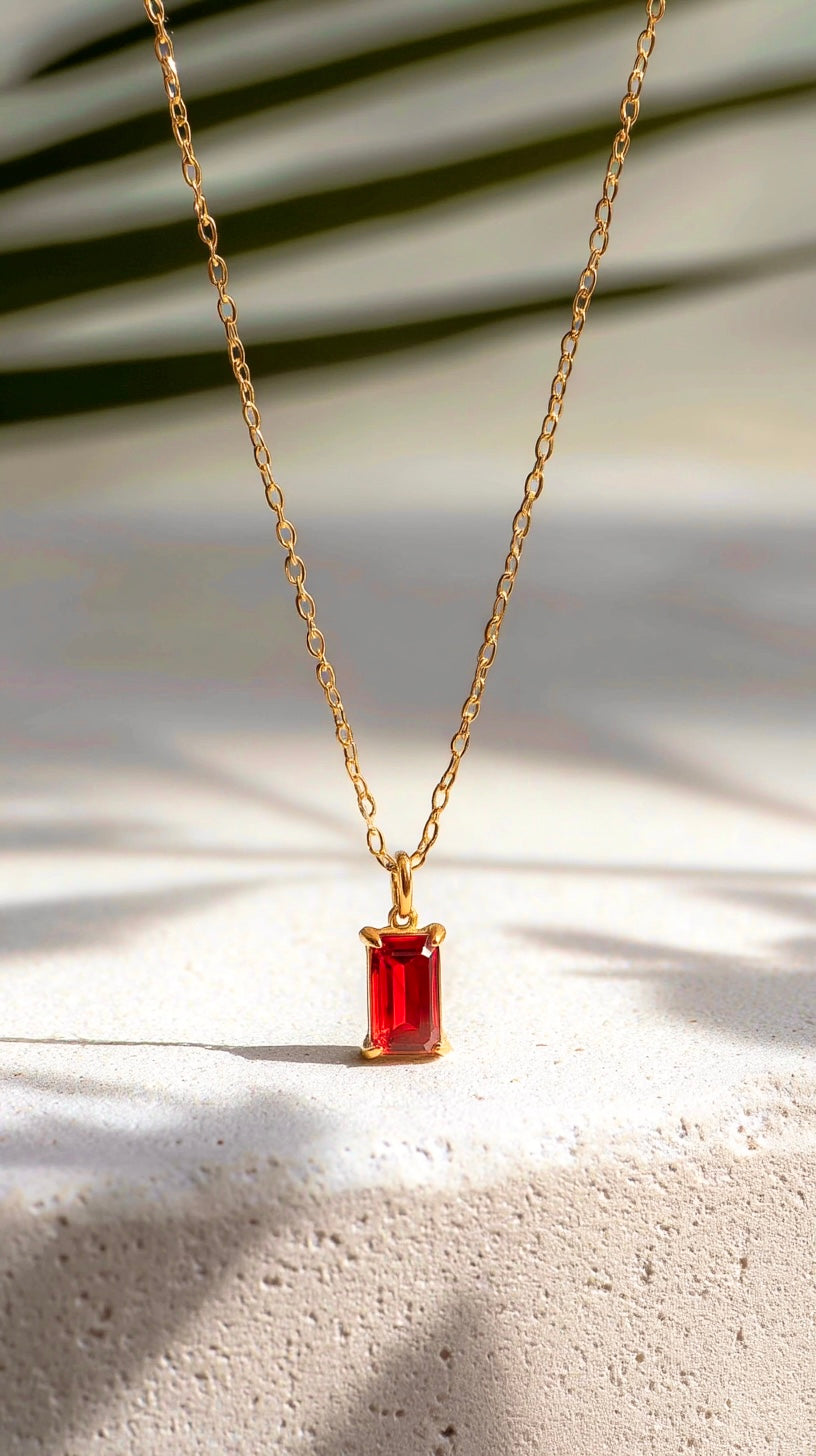Ruby · Златист Комплект Бижута 18K Покритие | Lesso