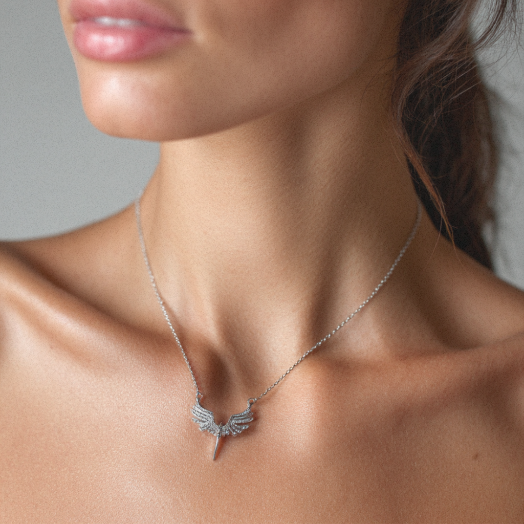 Angelique · Сребрист Комплект Бижута | Lesso